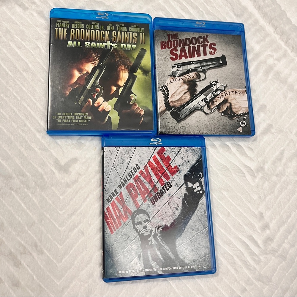 The Boondock Saints & Max‎ Payne Blu-ray Movies